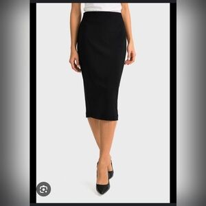 Joseph Ribbkoff Black Long Pencil Skirt  Size 6 Lenght 29" New